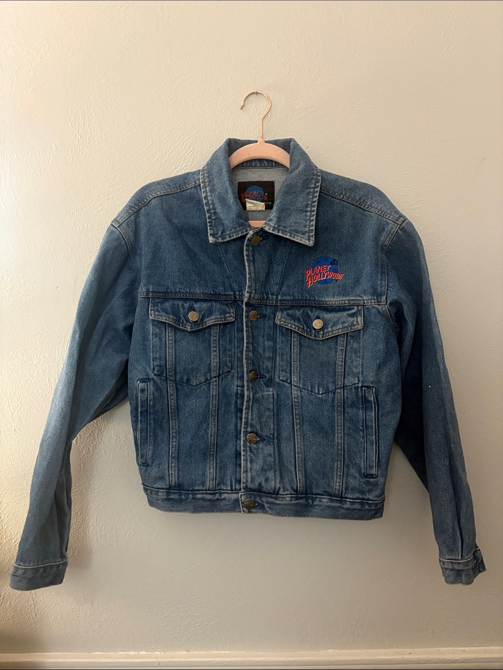 Vintage Planet Hollywood Denim Jacket